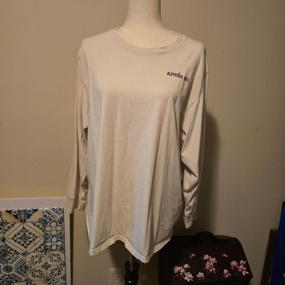 PINK Women's Cream Shirt